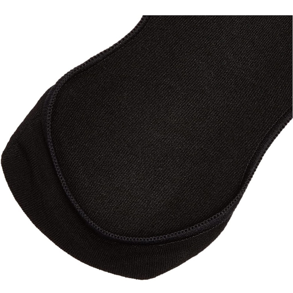 HUE Women’s Black Hidden Cotton Liners, 2 Pair Pack, Size Medium/Large, 7/10 - Picture 3 of 7
